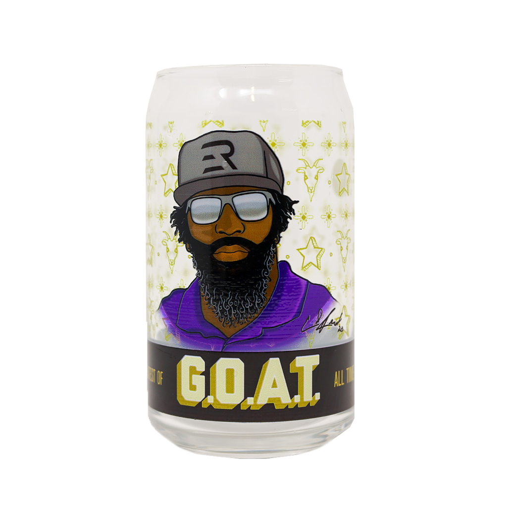 G.O.A.T. Can Glass
