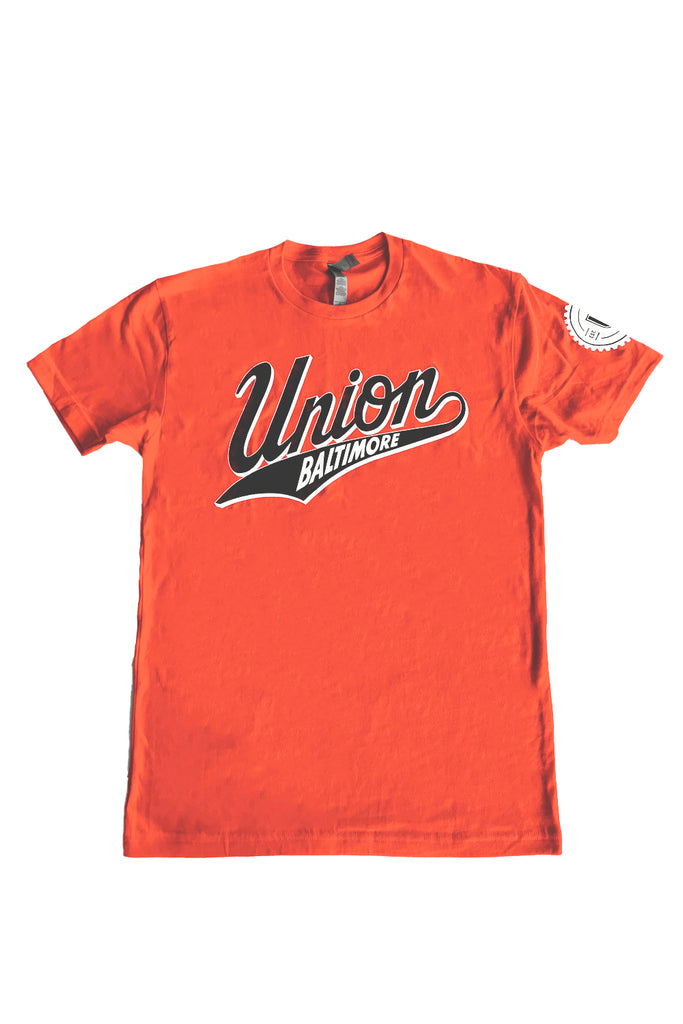 Orange Script Tee