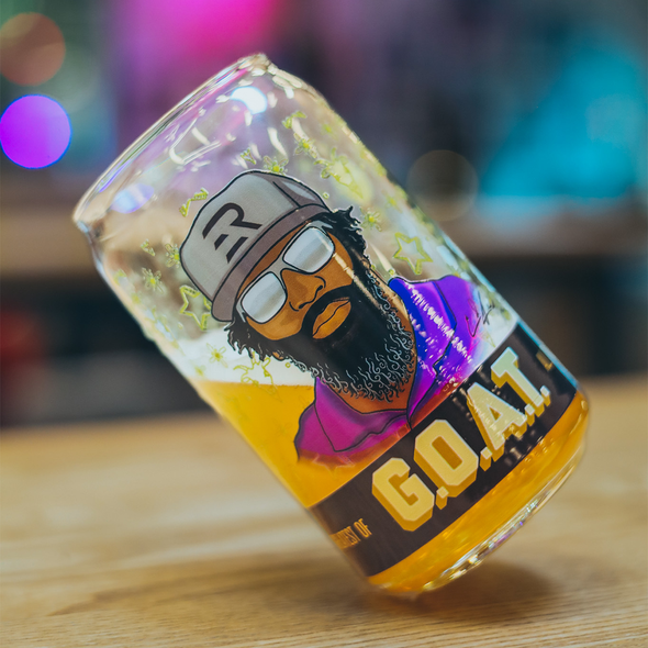 G.O.A.T. Can Glass
